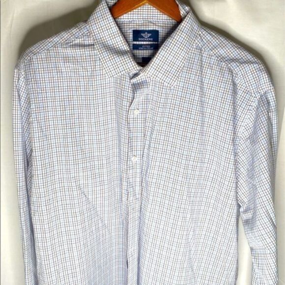Not for sale: Micro Checked Dress Button Down Shirt - Picture 1 of 8